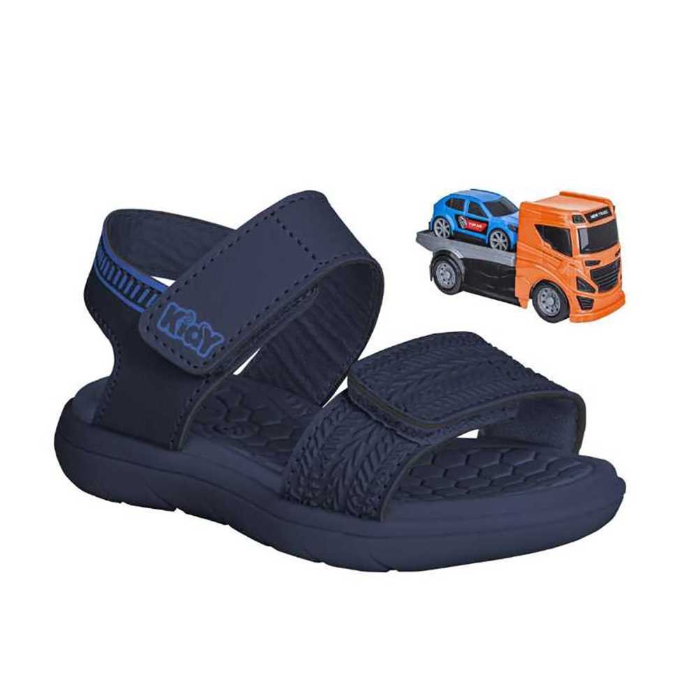 Sandália Infantil Menino Kidy Toys Baby Caminhão de Brinde