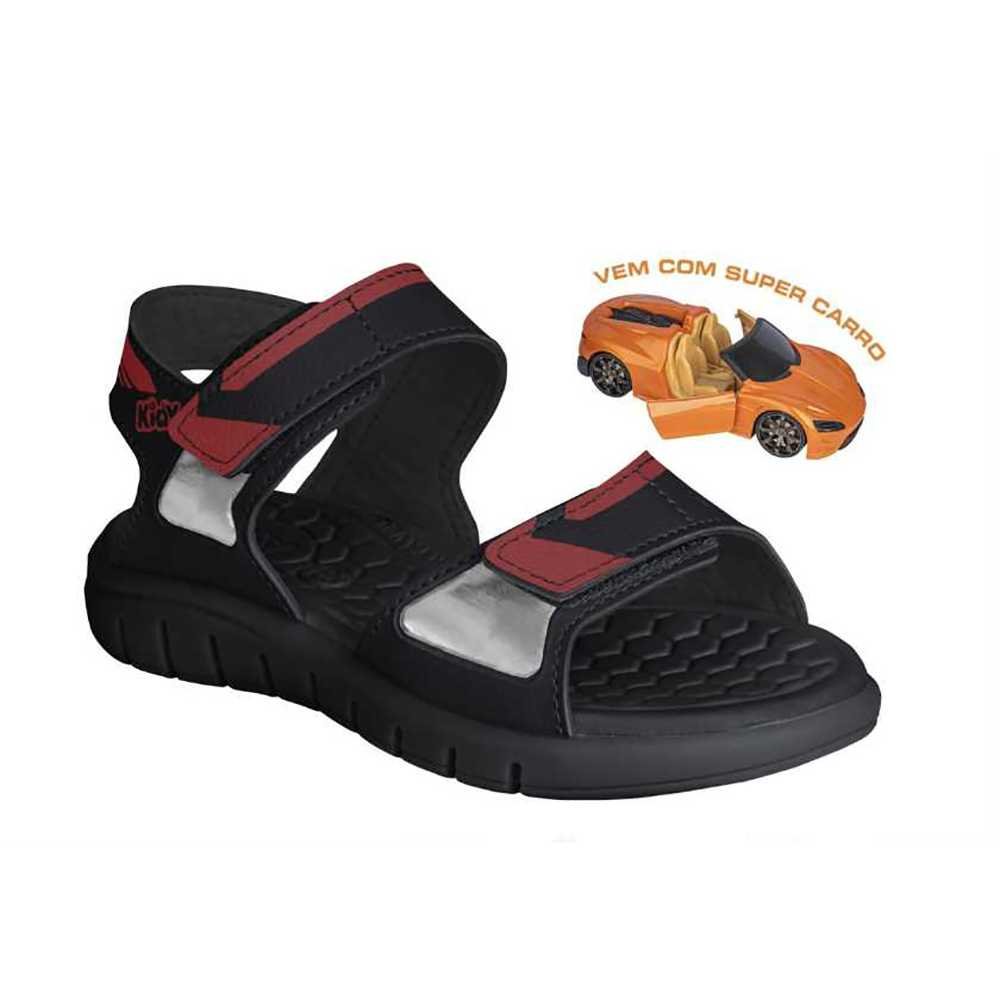 Sandália Infantil Menino Kidy Toys Carro de Brinde