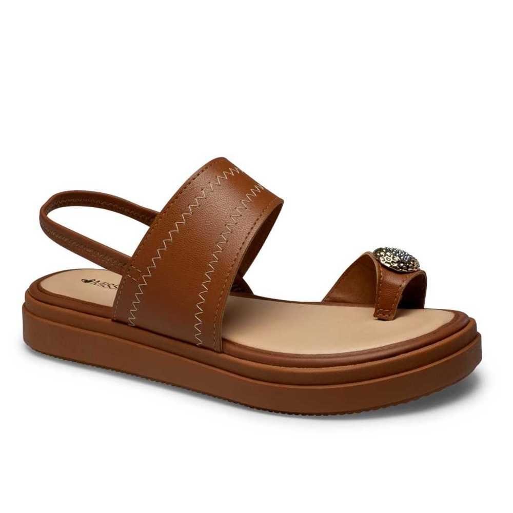 Sandália Feminina Mississipi Flatform Tira Grossa