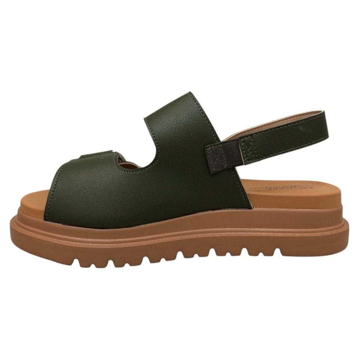 Sandália Feminina Modare Floather Ultra Conforto Verde 2