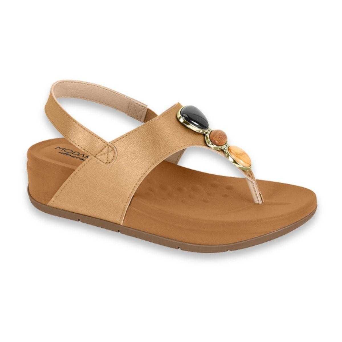 Sandália Feminina Modare Ultra Conforto Pedraria