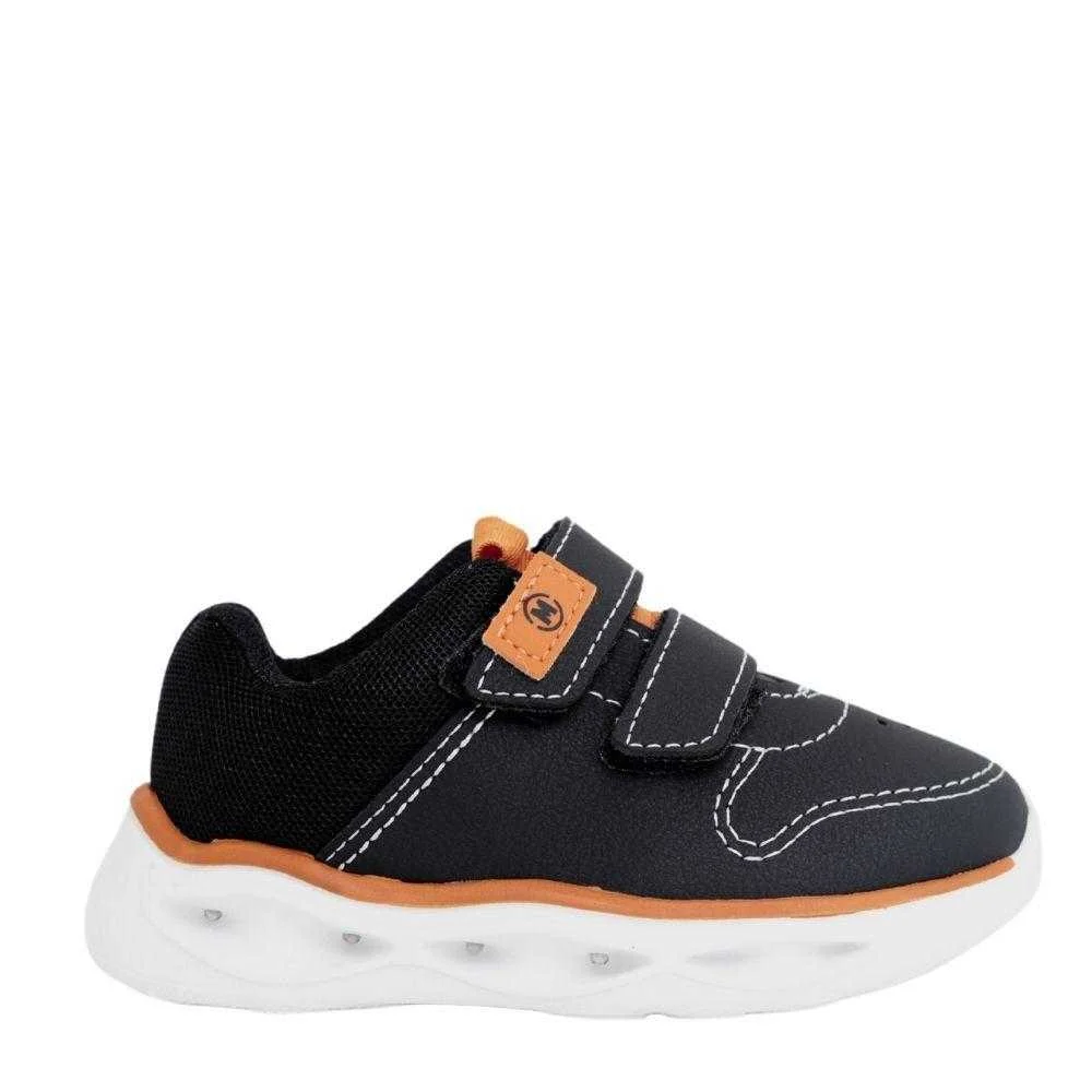 Tênis Infantil Menino Molekinho Casual com LED Preto 2