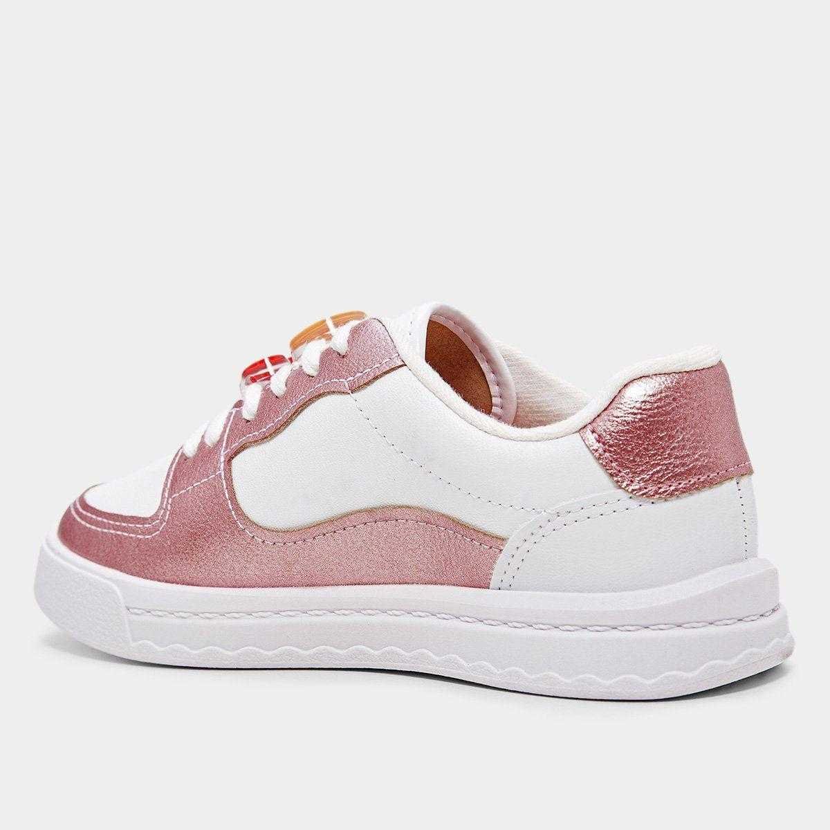 Tênis Infantil Menina Molekinha Casual Rosa 3
