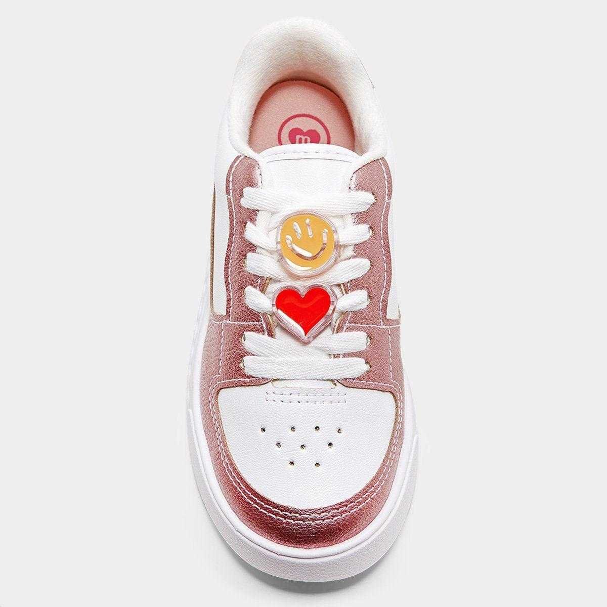 Tênis Infantil Menina Molekinha Casual Rosa 4