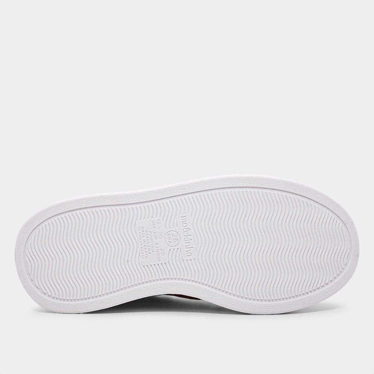 Tênis Infantil Menina Molekinha Casual Rosa 5