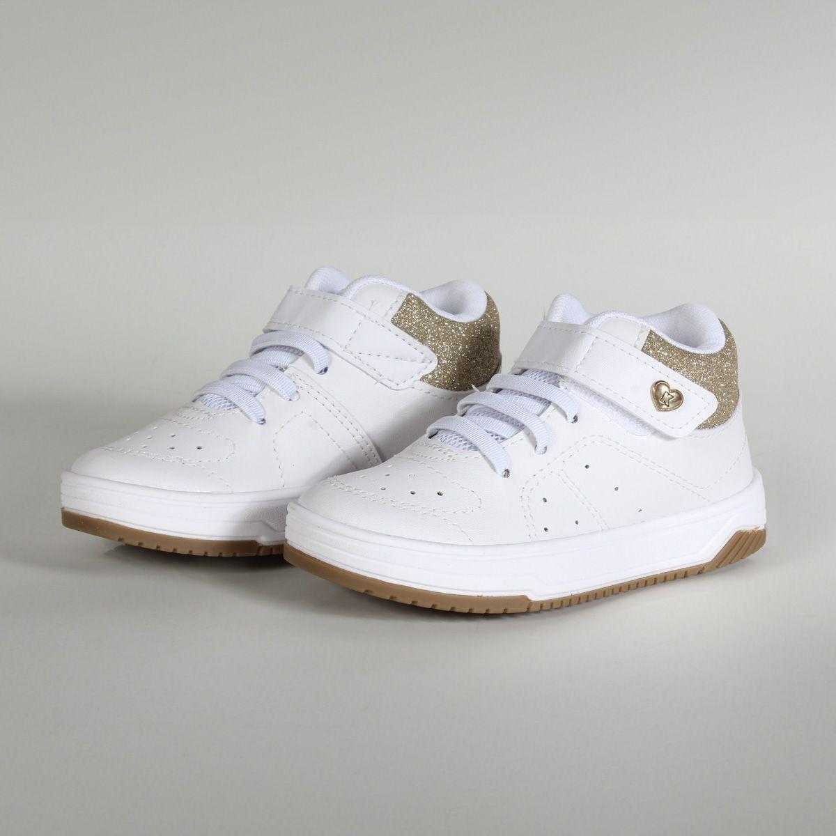 Tênis Infantil Menina Kidy Happy Branco 3