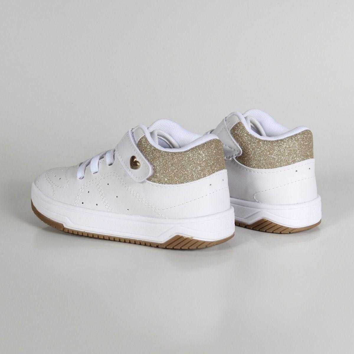 Tênis Infantil Menina Kidy Happy Branco 4