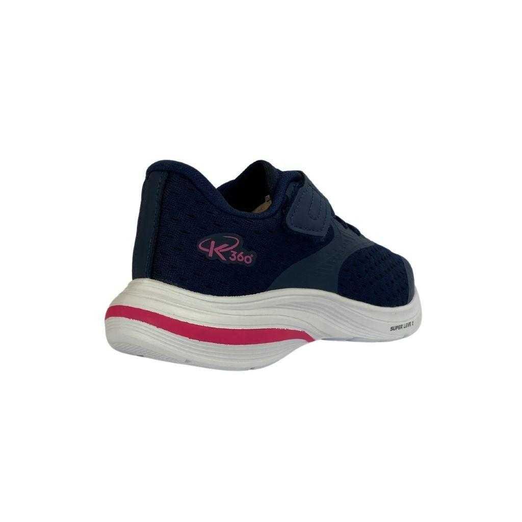 Tênis Infantil Menina Kidy K360 Super Leve Azul 4