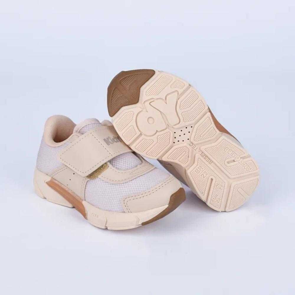 Tênis Infantil Menina Kidy Energy Respitec Bege 2