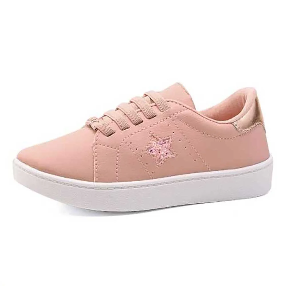Tênis Infantil Menina Izalu Casual Bege 2