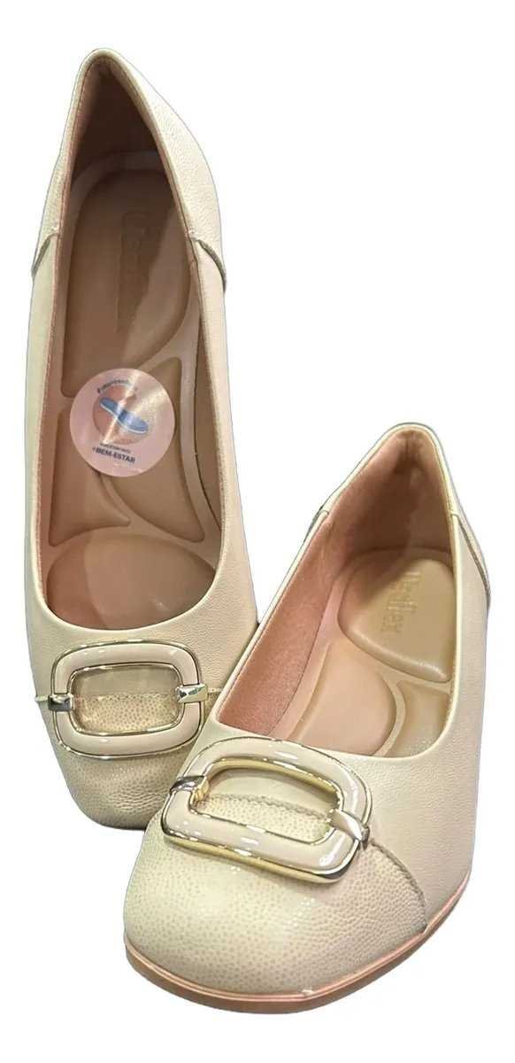 Sapato Feminino Usa Flex 25-mm1502 Bege 3