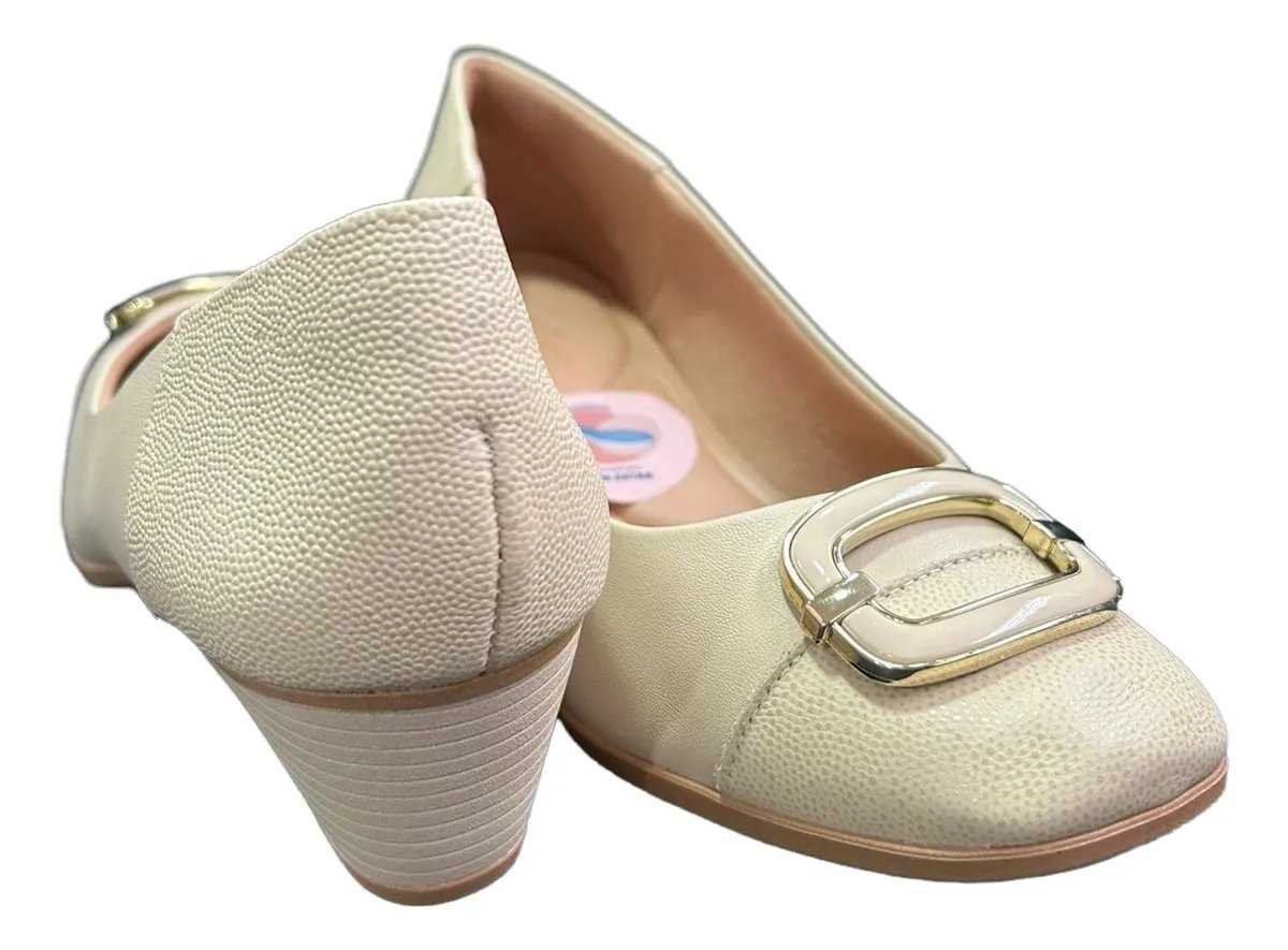Sapato Feminino Usa Flex 25-mm1502 Bege 5
