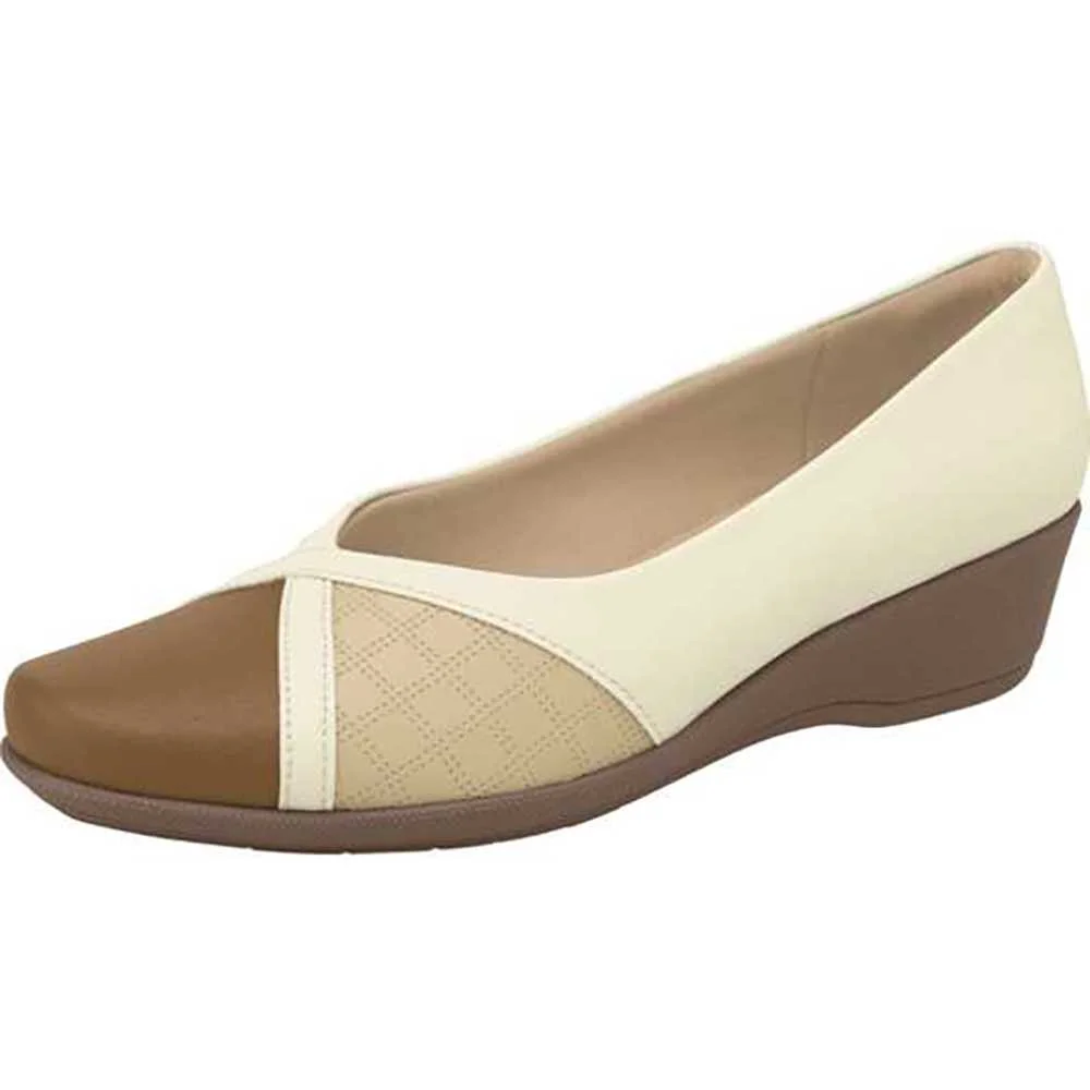 Sapatilha Feminino Piccadilly Bico Quadrado Branco 2