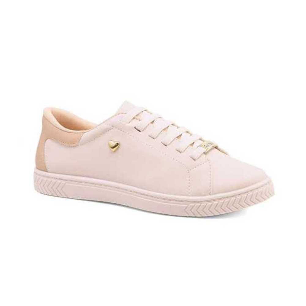 Tênis Feminino Izalu Casual Baixinho Branco 2