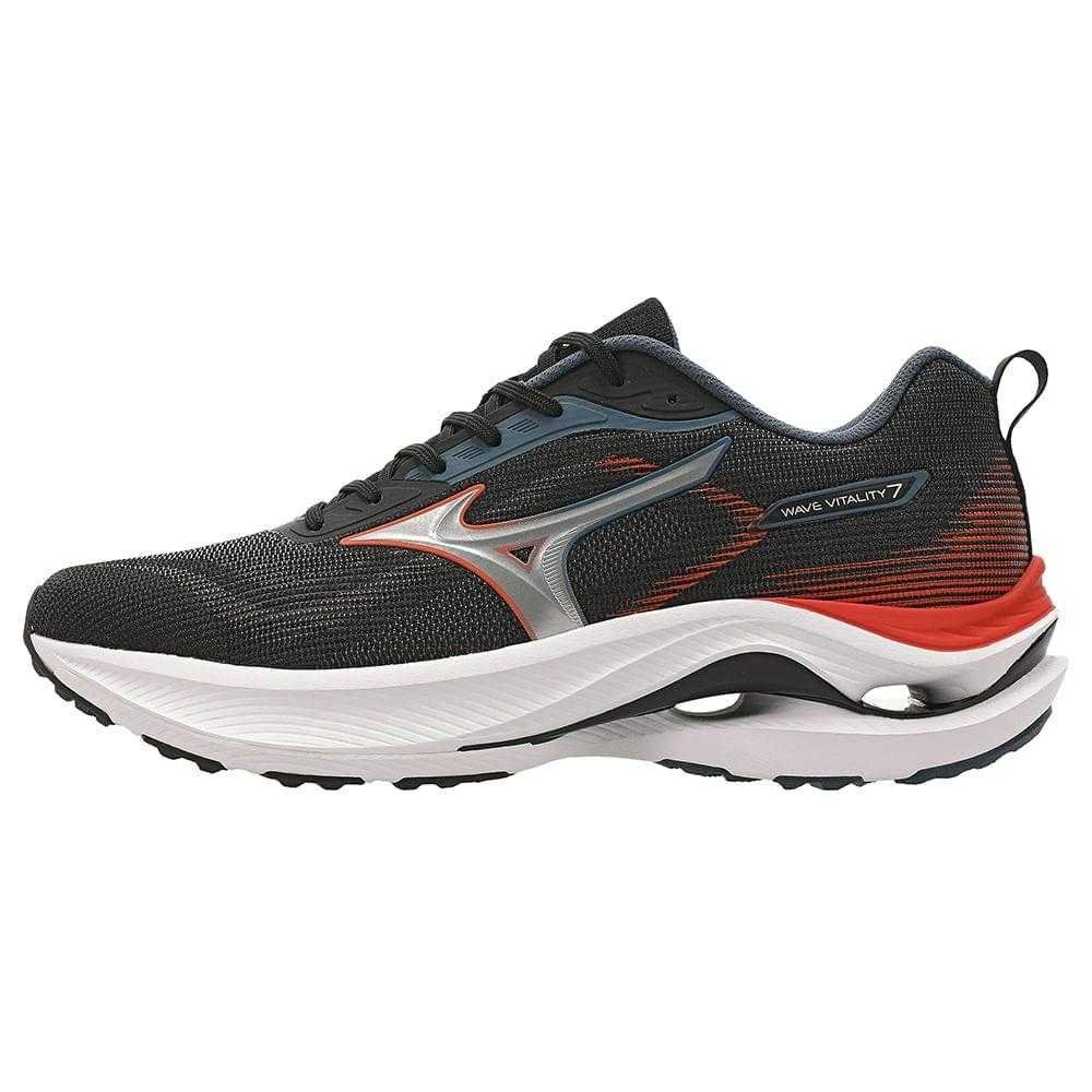 Tênis Masculino Mizuno Wave Vitality 7 Preto 4