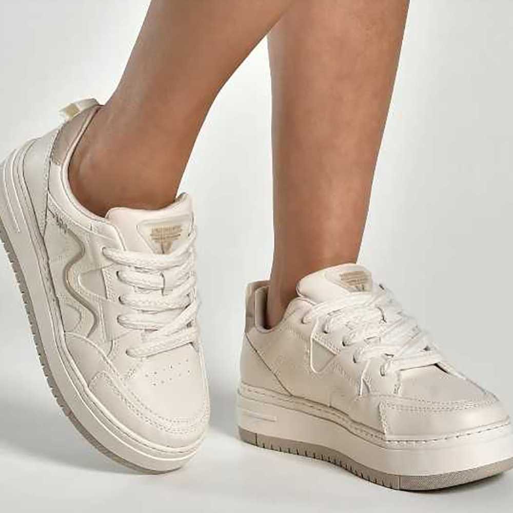 Tênis Fashion Feminino Via Marte Casual Bege 4