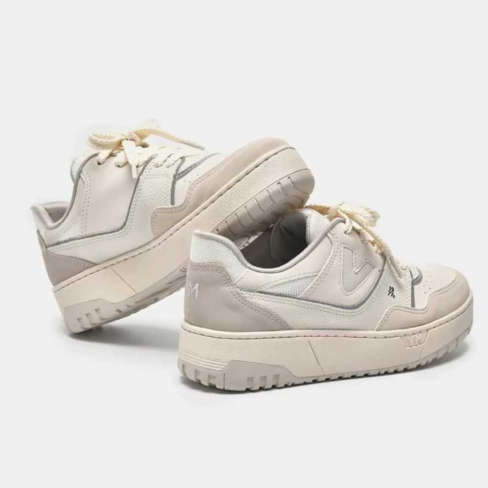 Tênis Feminino Via Marte Casual Conforto Streetwear Bege 3