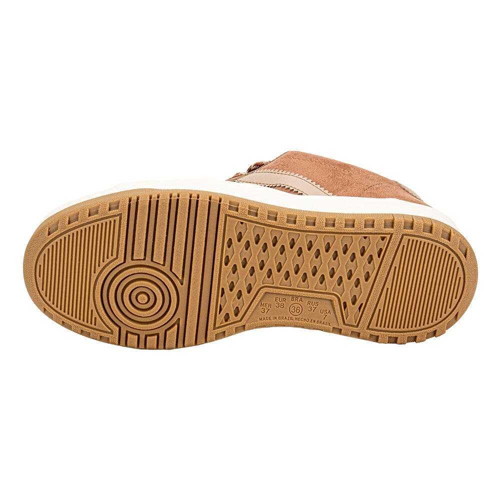 Tênis Feminino Ramarim Casual Dia a Dia Marrom 4