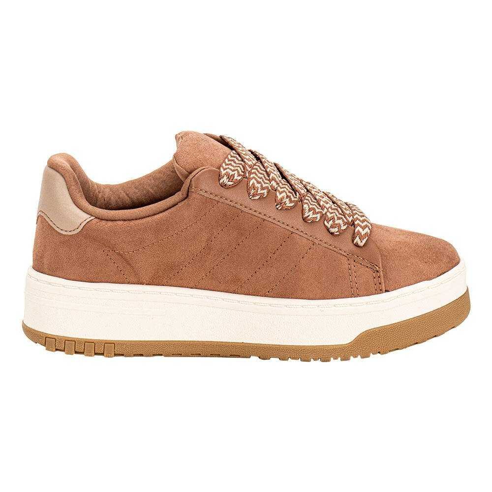Tênis Feminino Ramarim Casual Dia a Dia Marrom 5