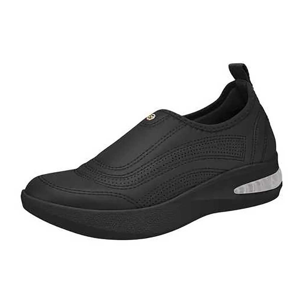 Tênis Feminino Piccadilly Conforto Slip On Preto 2