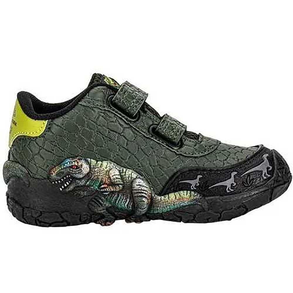 Tênis Infantil Menino Vissi Dinossauro Jurassic Conforto Verde 4