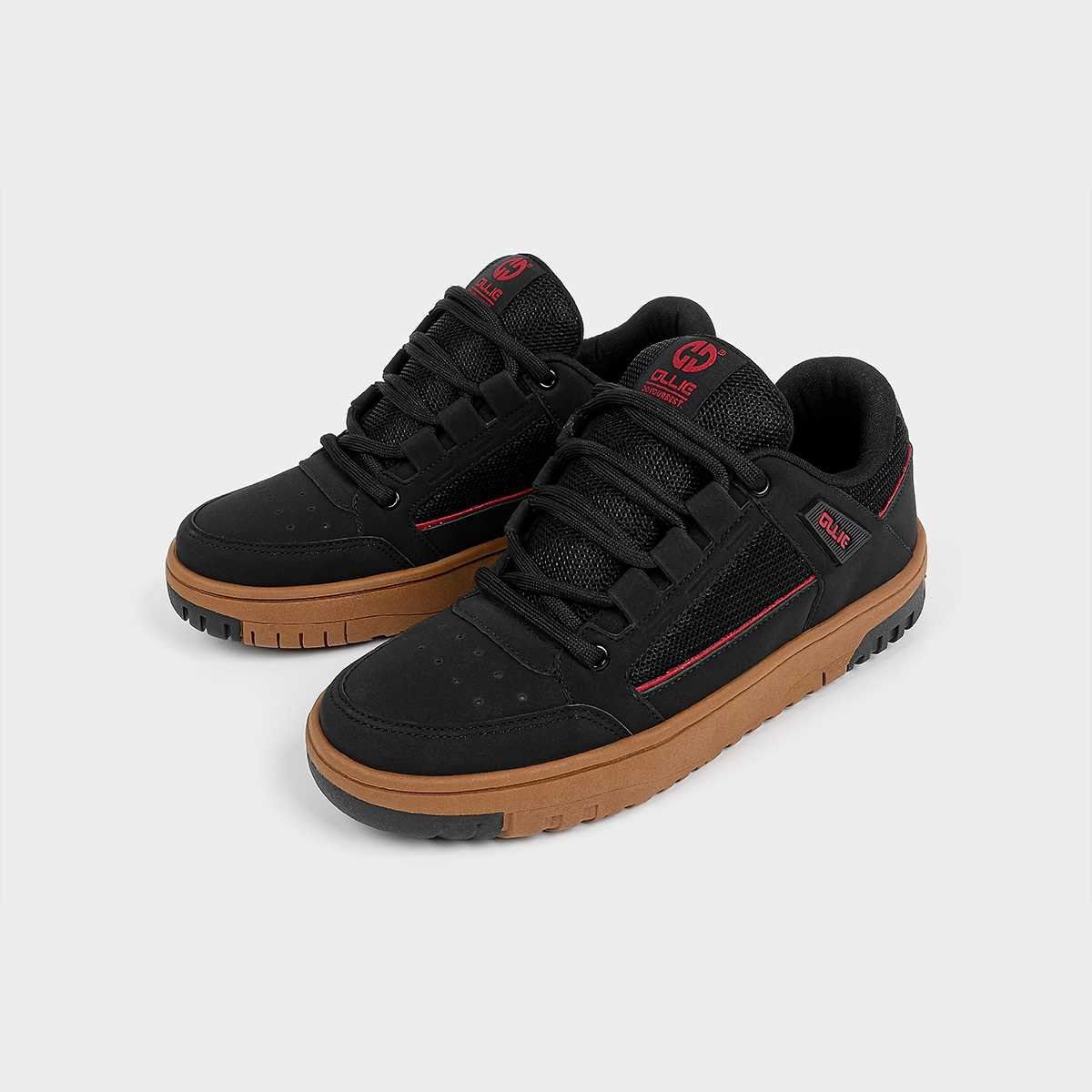 Tênis Infantil Menino Ollie Flip 2 Preto/Marrom 2