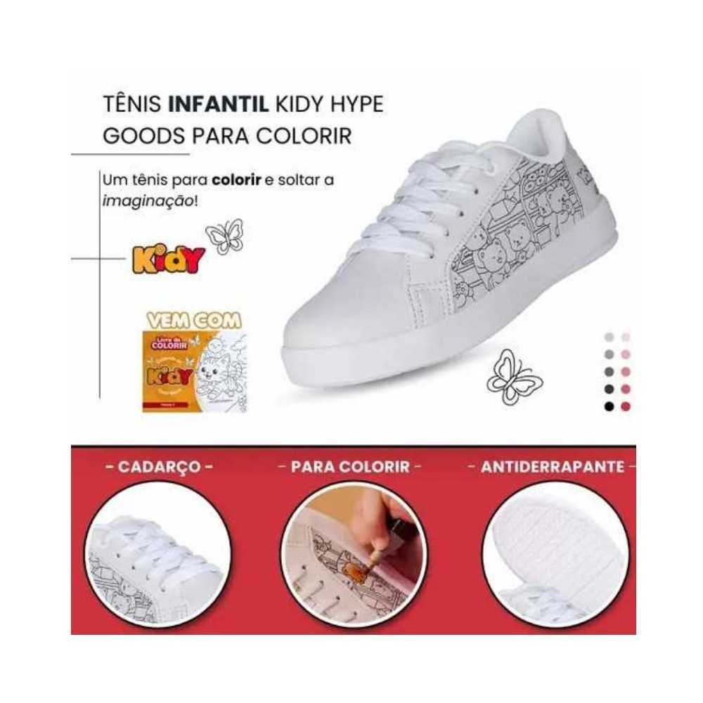 Tênis Menina Kidy Hype Goods Branco 5