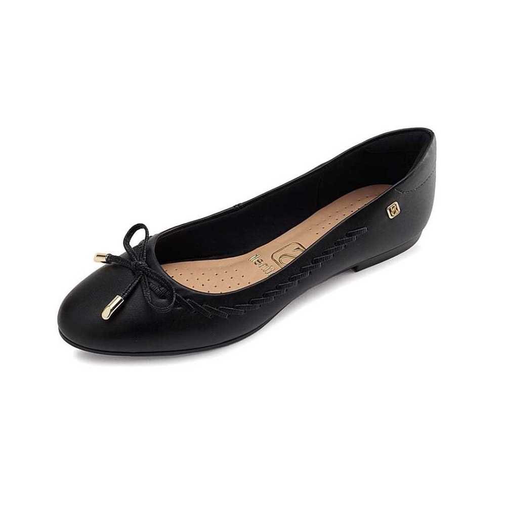 Sapatilha Feminina Santinelli Bico Redondo Preto 2
