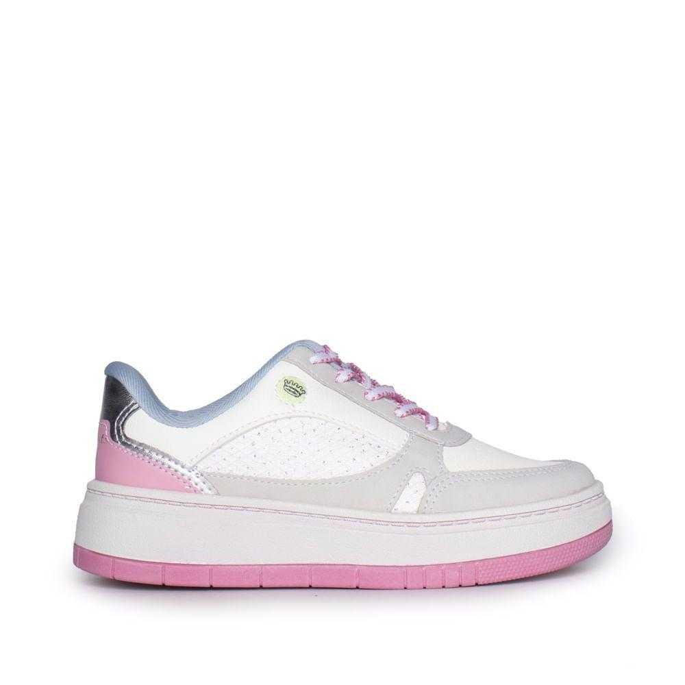 Tênis Infantil Menina Pink Cats Casual