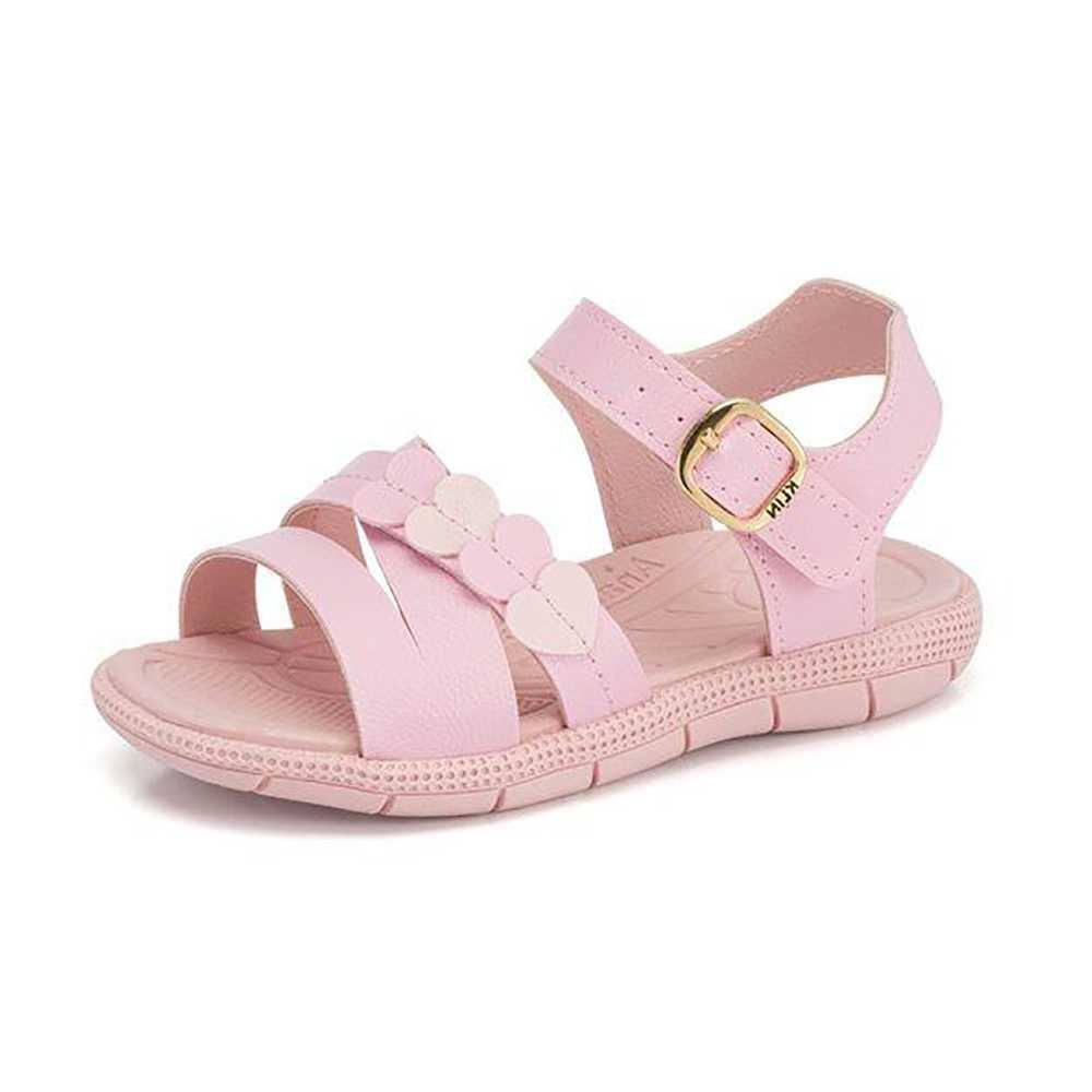 Sandália Infantil Menina Klin Tic Tac Casual Rosa 2