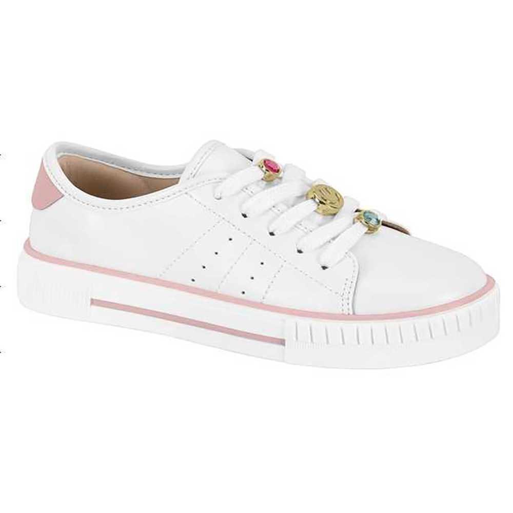 Tênis Infatil Menina Molekinha Casual Pedraria