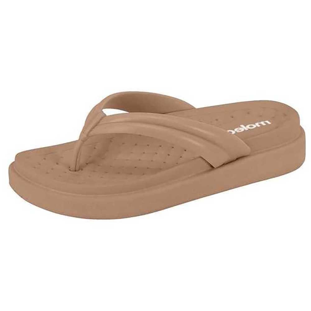 Tamanco Feminino Moleca Conforto Bege 2