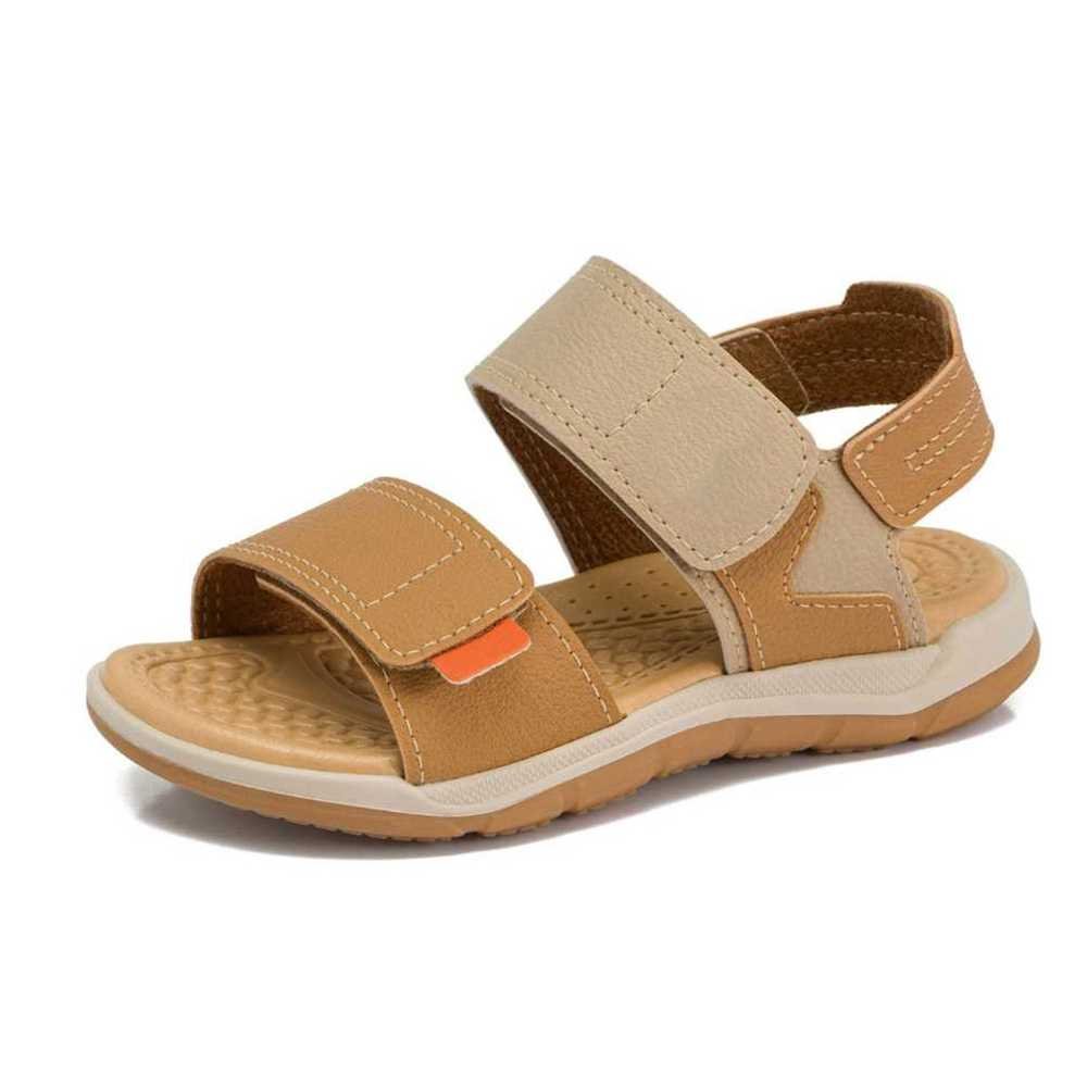Sandália Infantil Menino Klin Line Play Bege 2