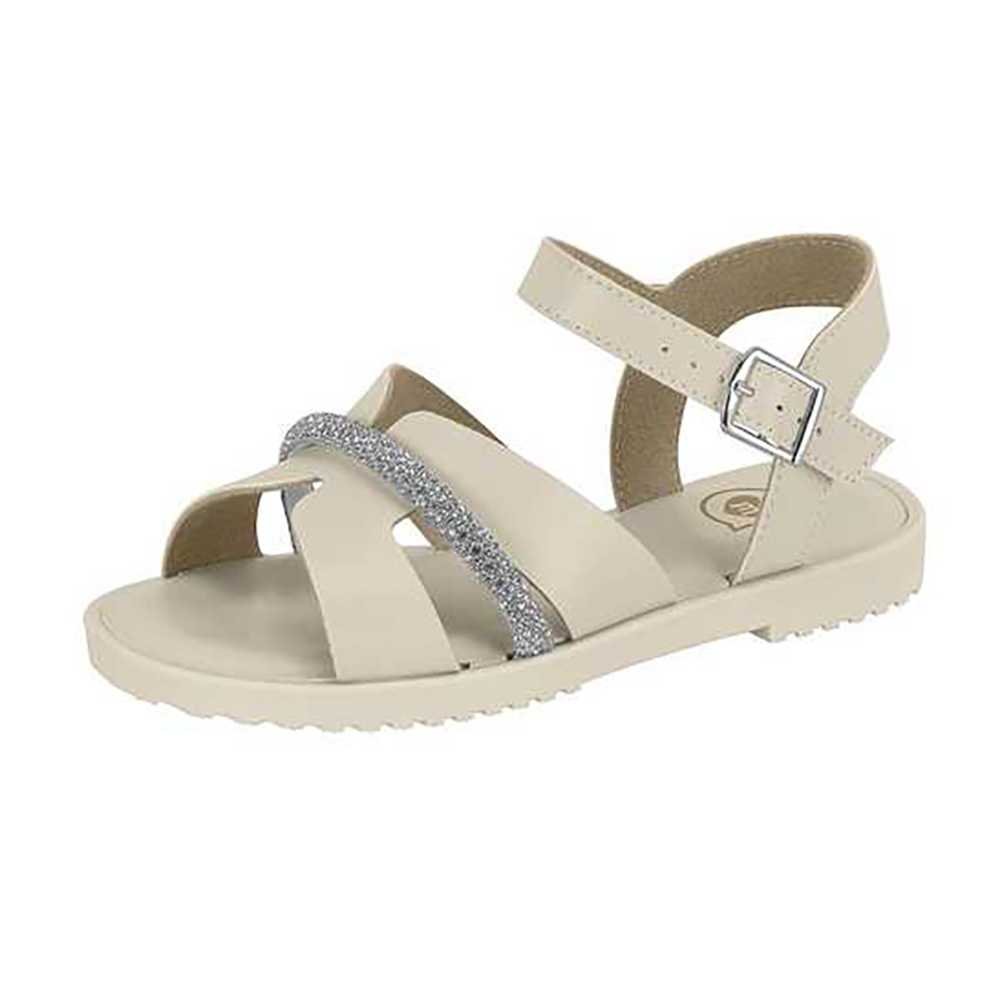 Sandália Infatil Menina Molekinha Conforto Branco 2