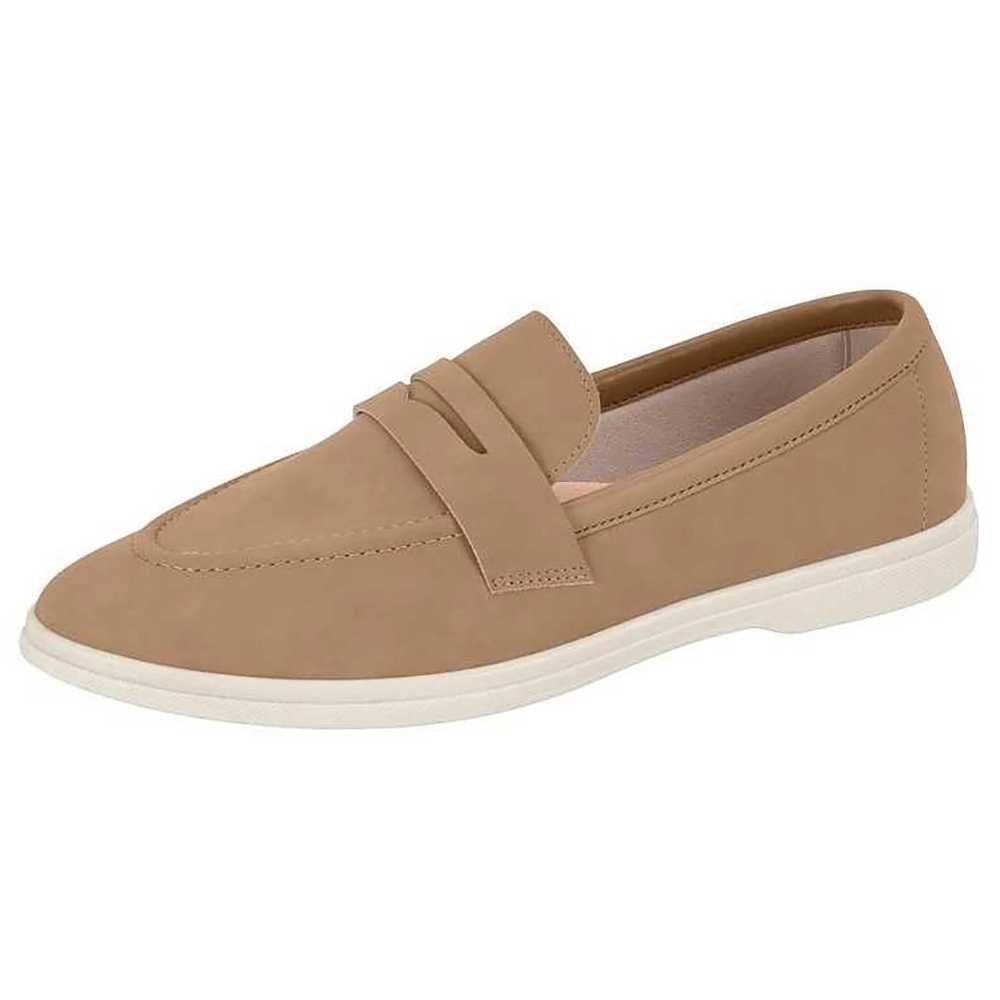 Sapato Feminino Moleca Mocassim Bege 2