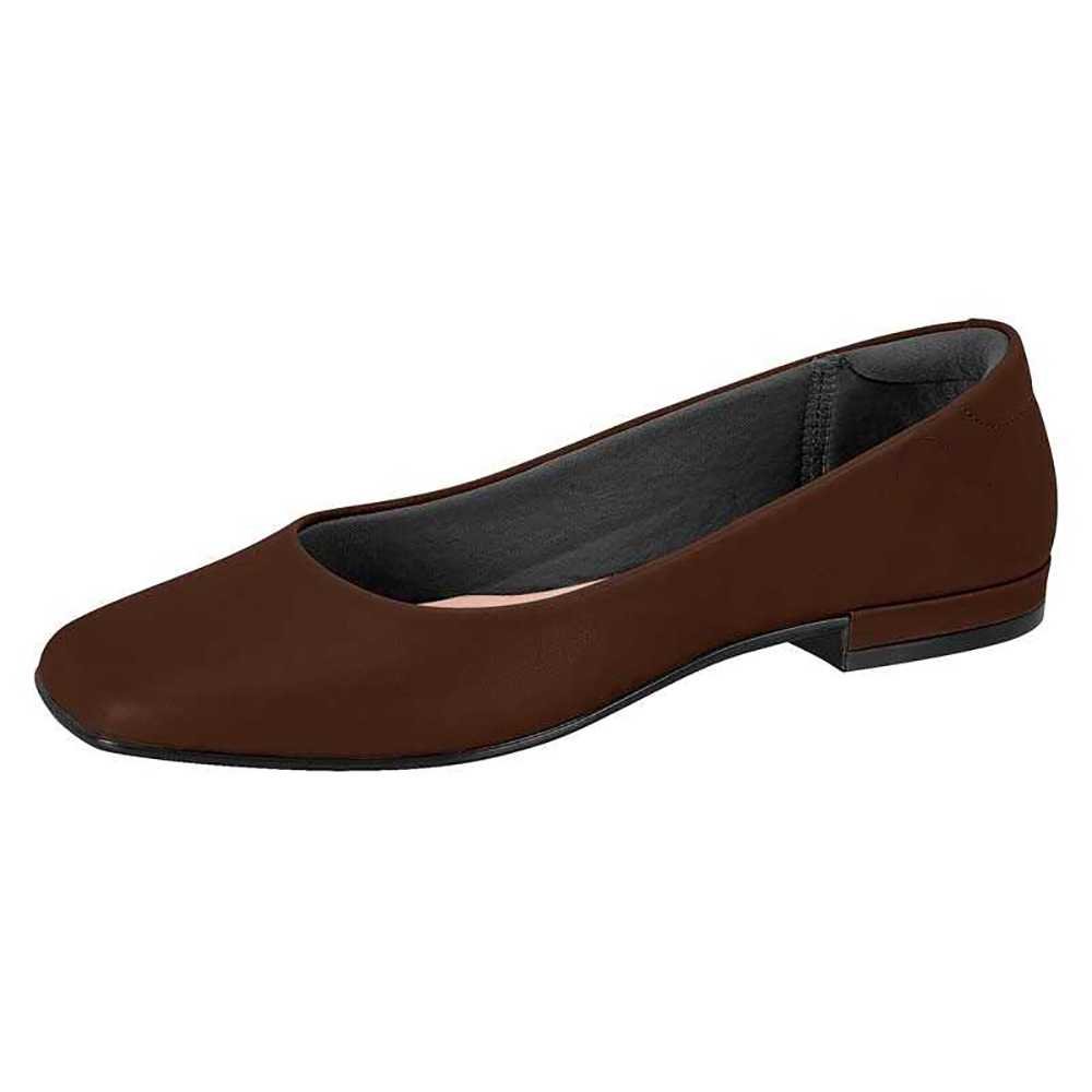 Sapatilha Feminino Moleca Casual Bico Fino Marrom 2