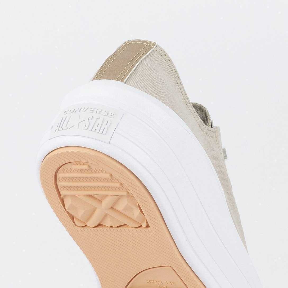 Tênis Feminino Converse Chuck Taylor All Star Move Bege 3
