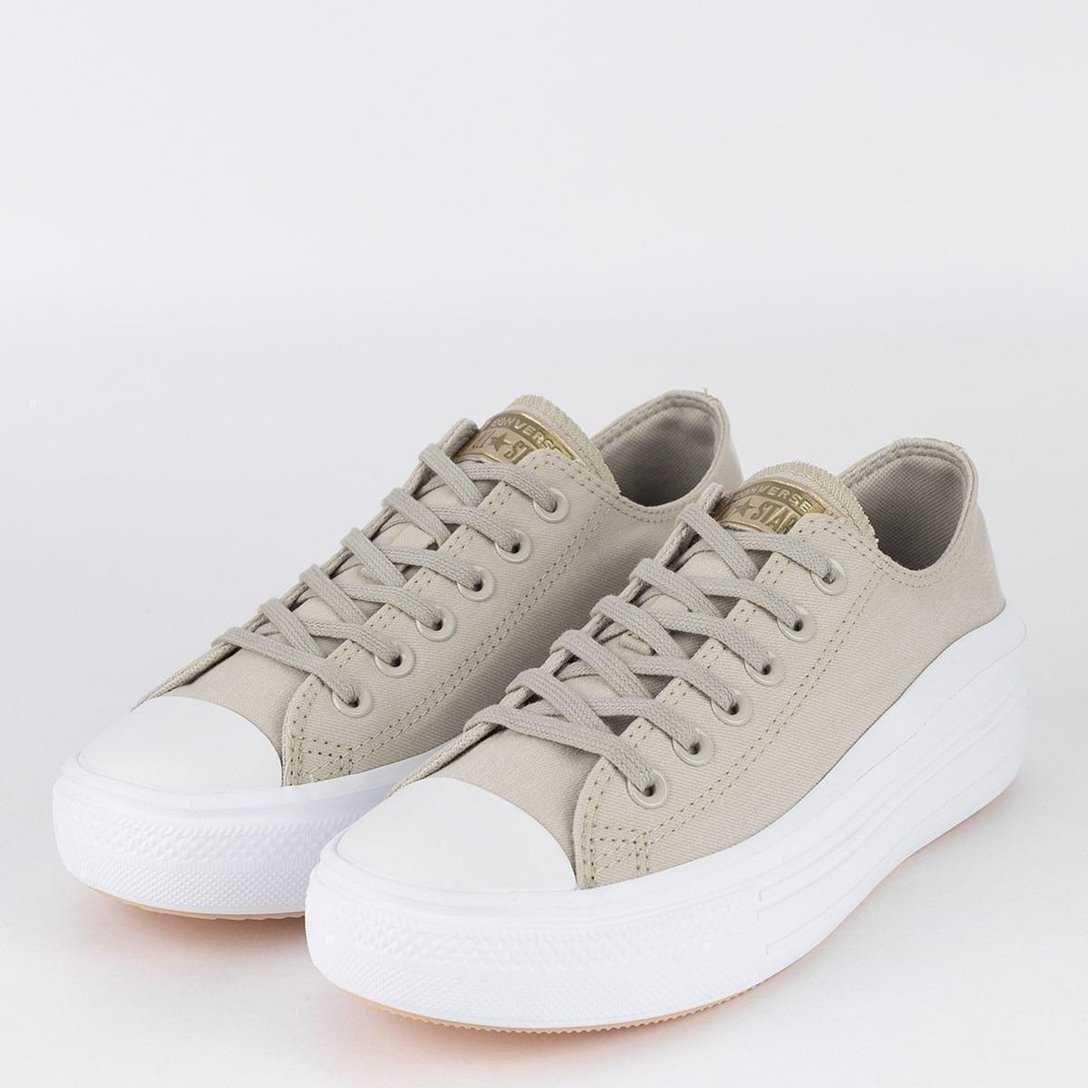 Tênis Feminino Converse Chuck Taylor All Star Move Bege 4