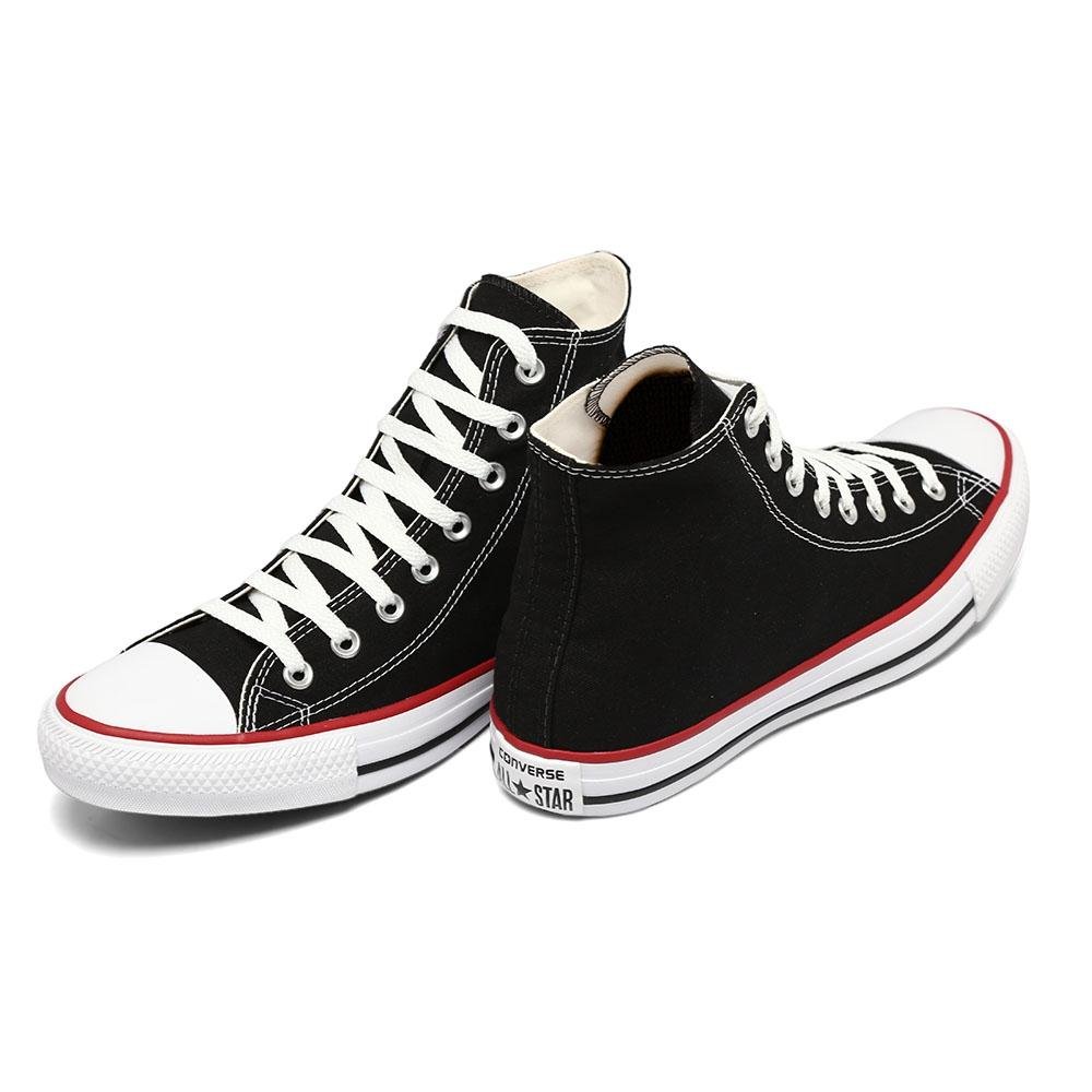 Tênis Masculino Converse Chuck Taylor HI Preto/Vermelho 2