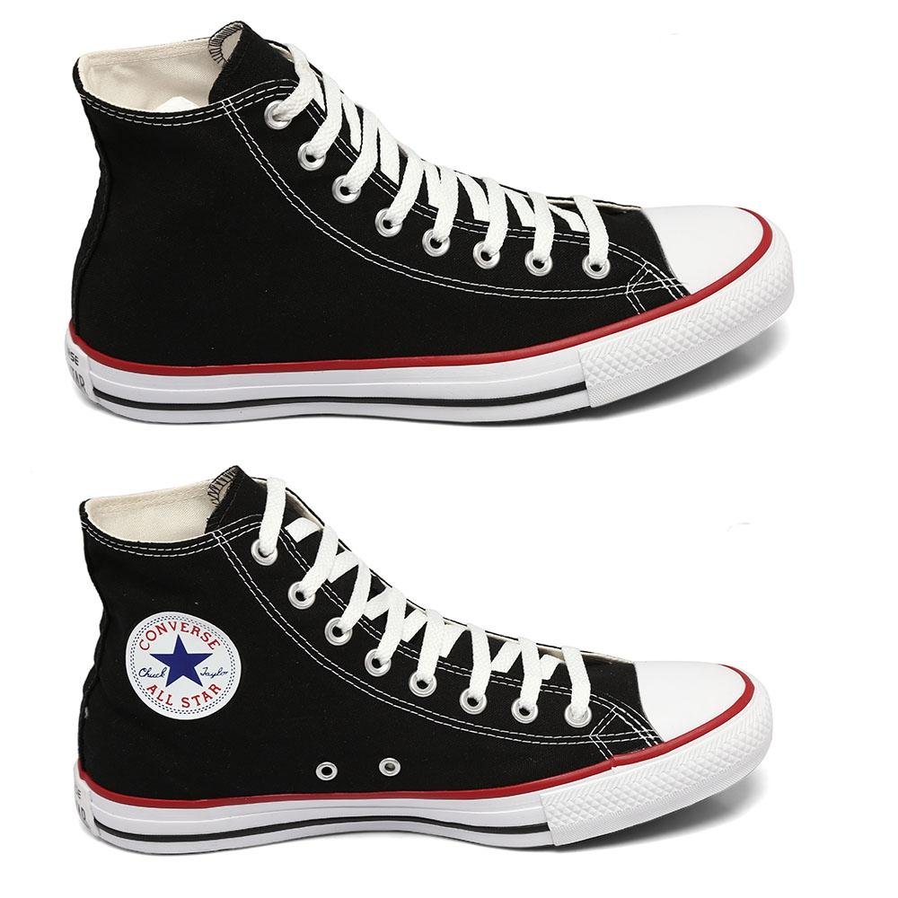 Tênis Masculino Converse Chuck Taylor HI Preto/Vermelho 4