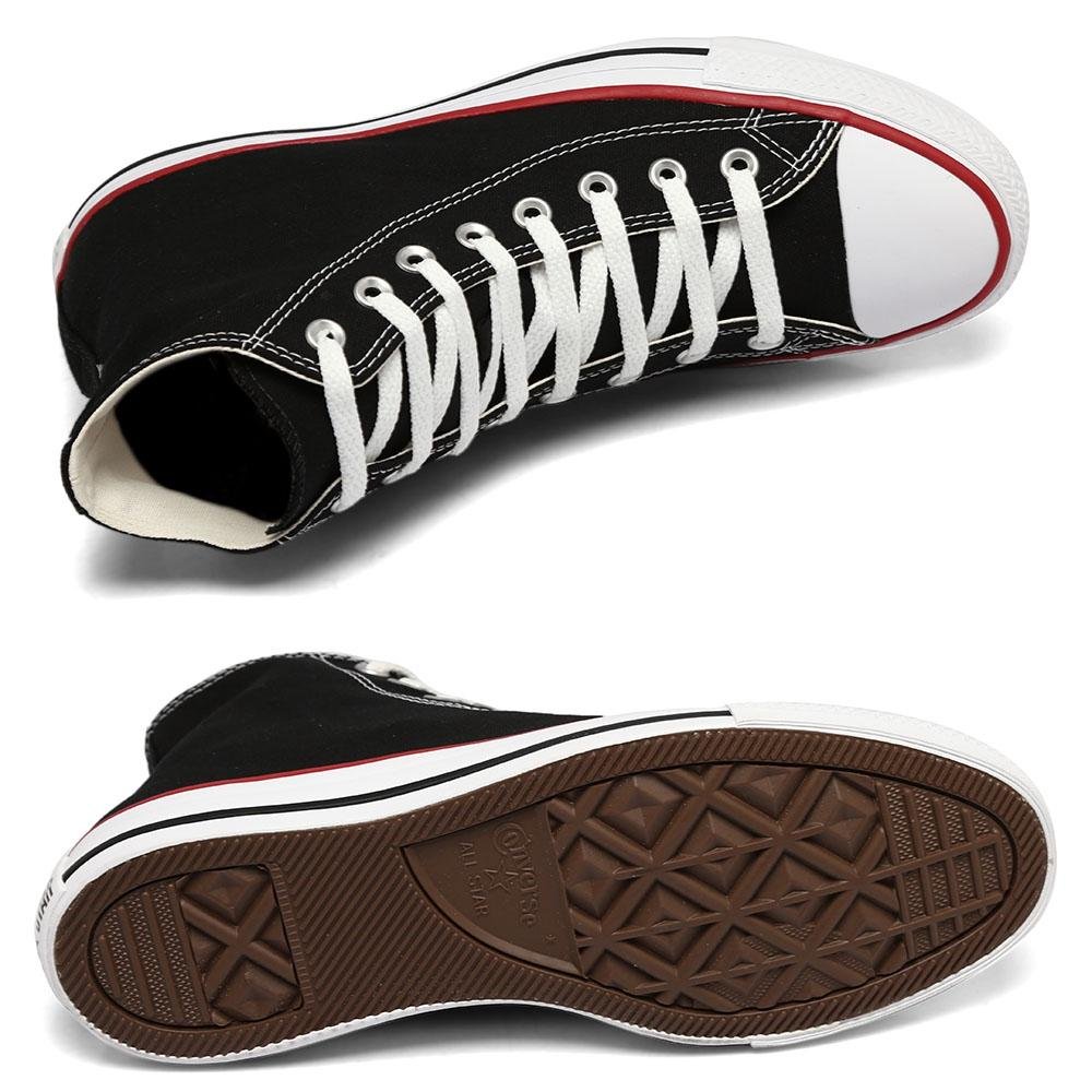 Tênis Masculino Converse Chuck Taylor HI Preto/Vermelho 6