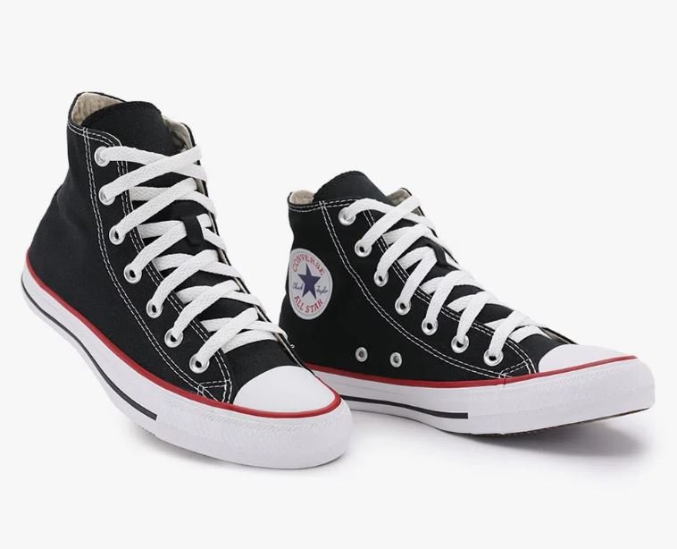 Tênis Masculino Converse Chuck Taylor HI Preto/Vermelho 9
