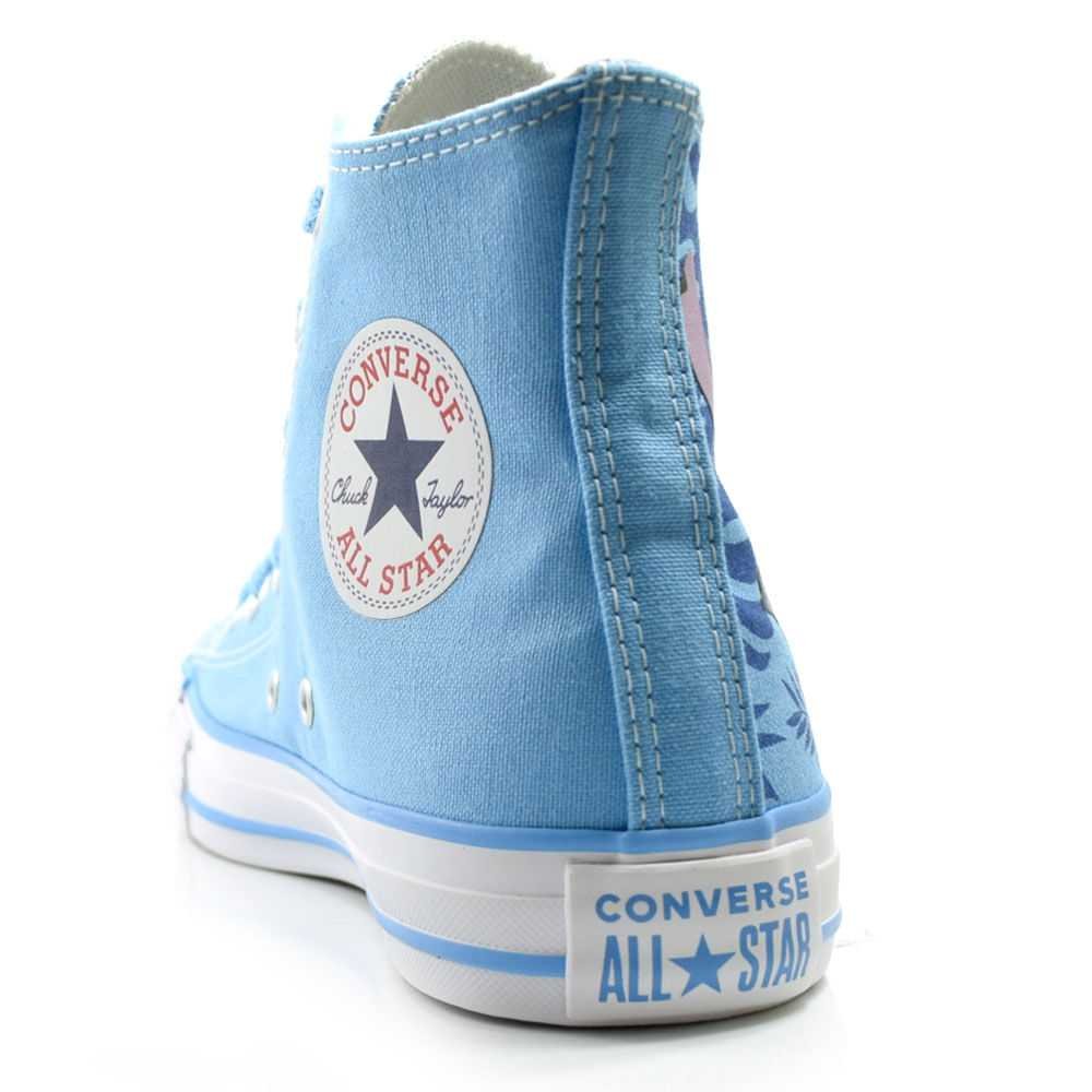 Tênis Infantil Menina Converse All Star Stitch Azul 3