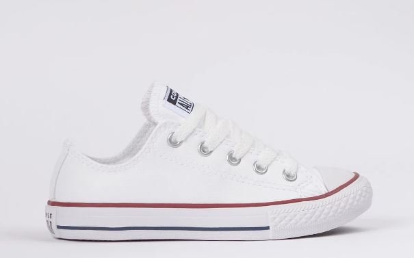 Tênis Infantil Menino Converse Chuck Taylor Sintético Branco 3