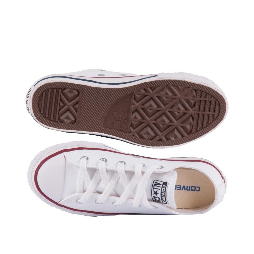 Tênis Infantil Menino Converse Chuck Taylor Sintético Branco 4