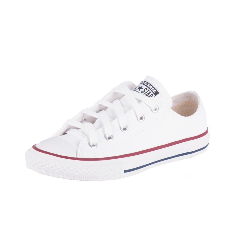 Tênis Infantil Menino Converse Chuck Taylor Sintético Branco 6