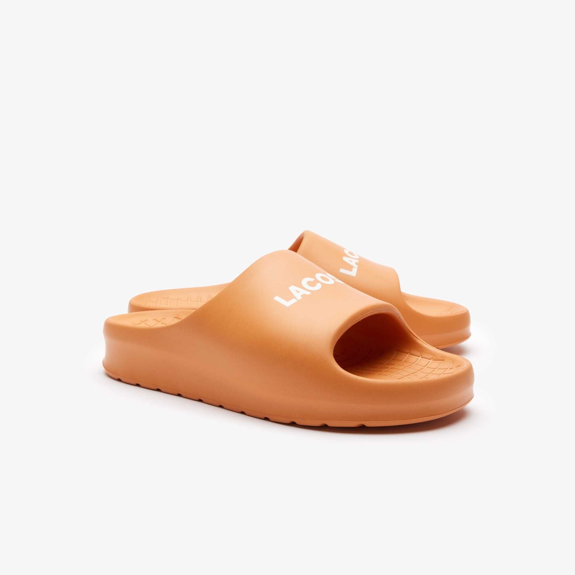 Chinelo Masculino Lacoste Serve Slide 2.0 Laranja 2