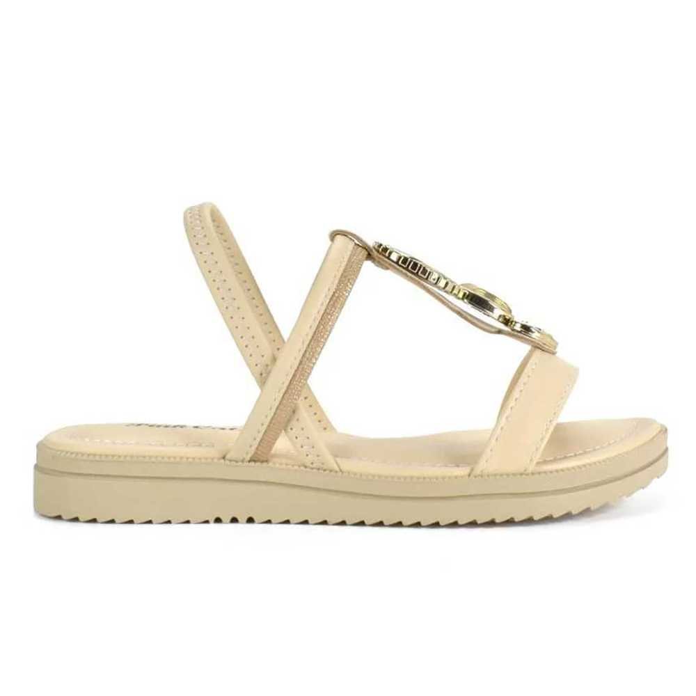 Sandália Infantil Menina Pink Cats Flatform Tiras Pedraria