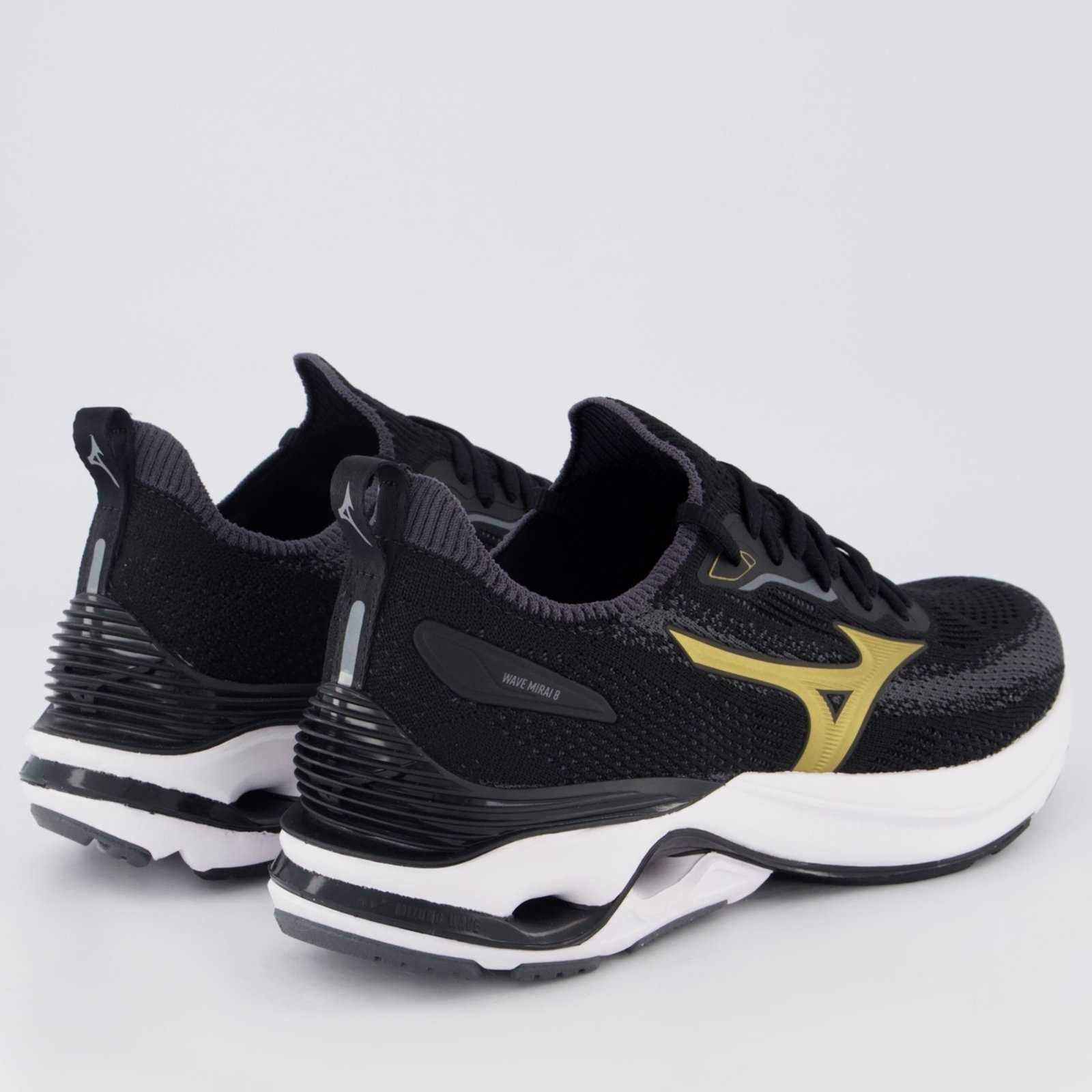 Tênis Masculino Mizuno Wave Mirai 8 Cinza 5