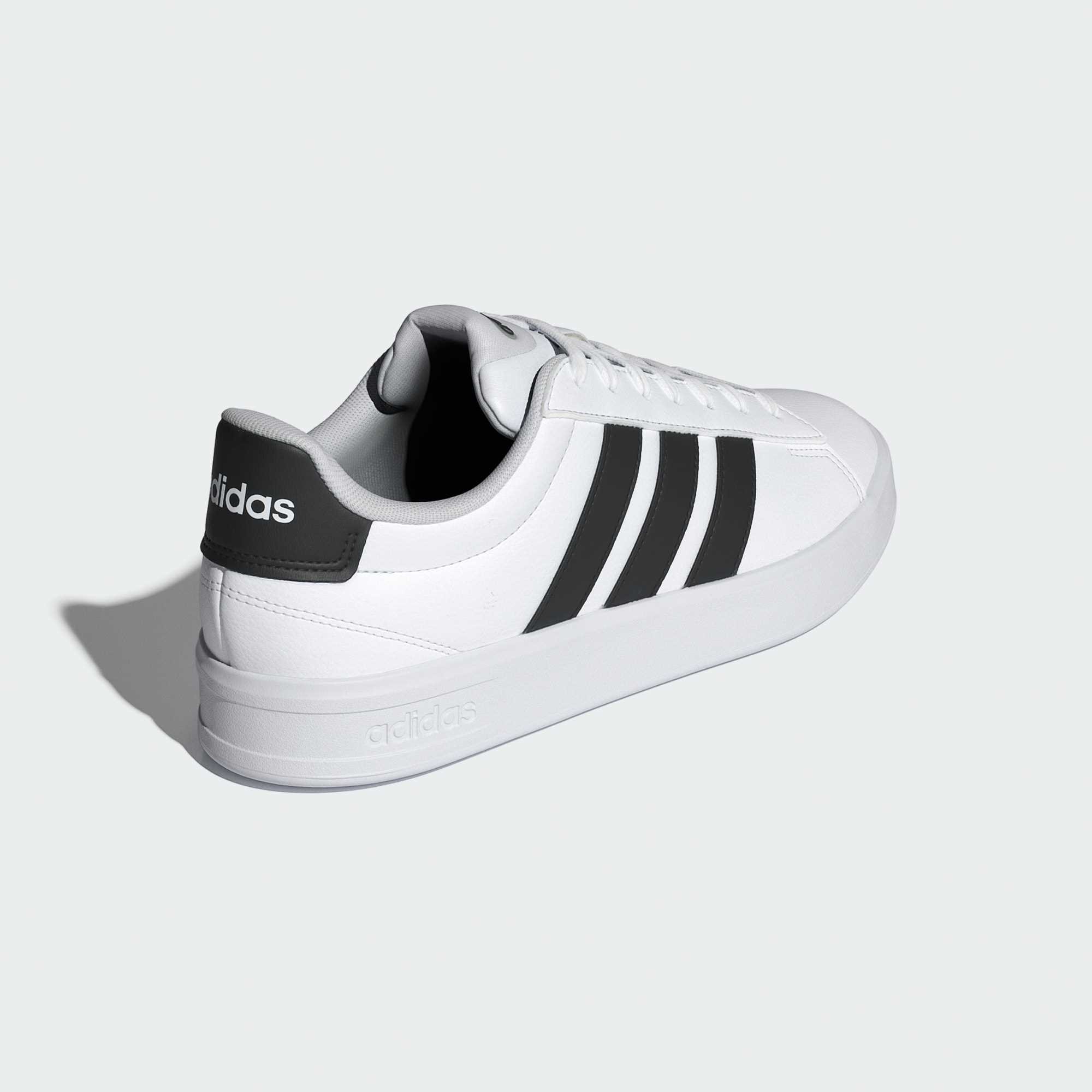Tênis Masculino Adidas Grand Court 3.0 Branco 3